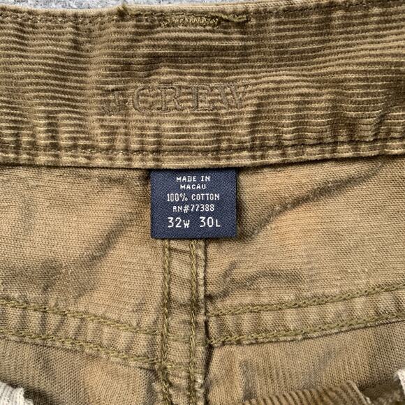 J Crew Pants Mens 32 Vintage Cord Straight Leg Mid Rise 5 Pocket Corduroy Chino - Picture 5 of 11